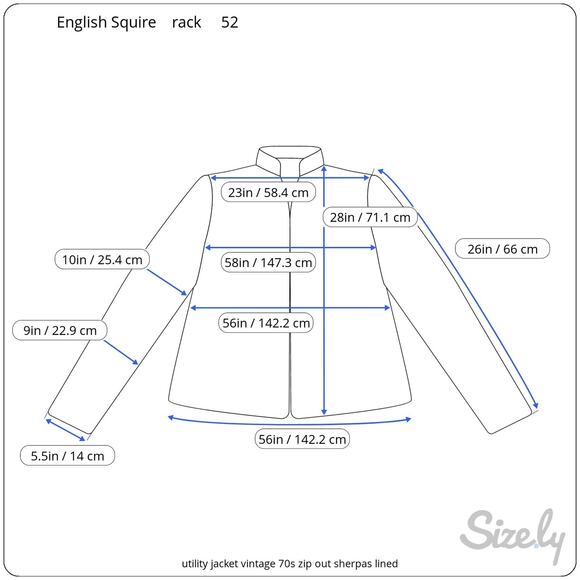 utility jacket vintage 70s zip out sherpas lined tan - Picture 2 of 13